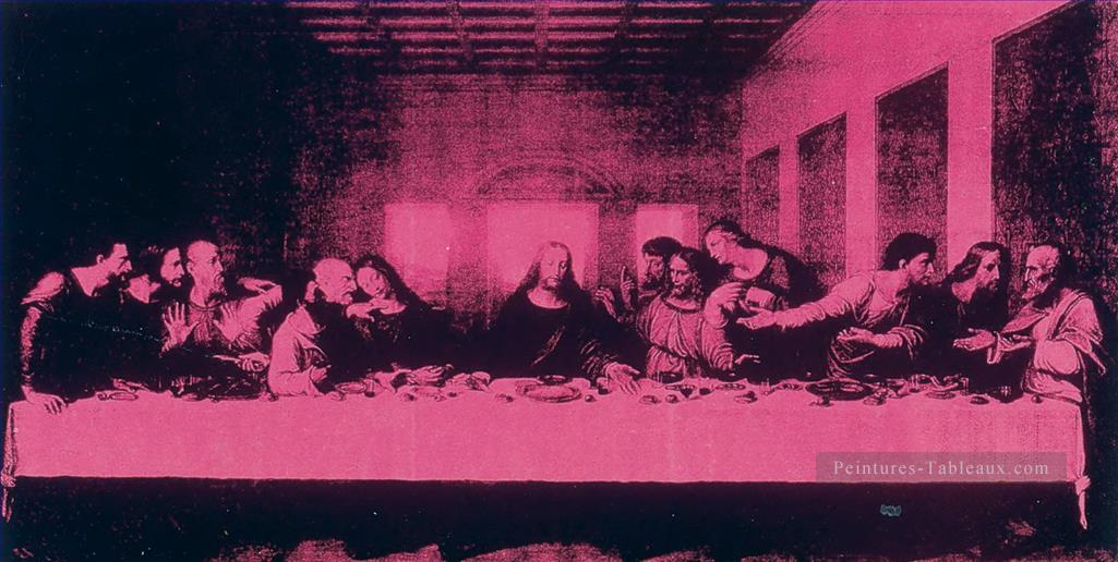 Last Supper Purple Andy Warhol Oil Paintings